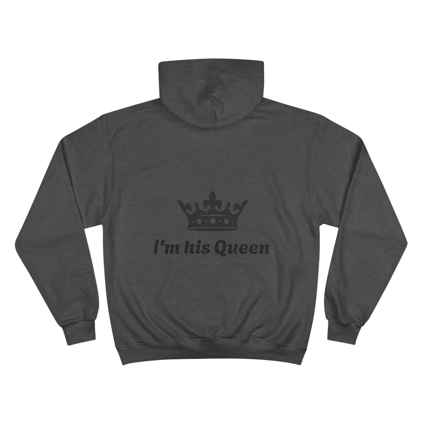 His Queen Champion Hoodie - Stylish Couples Apparel for Comfort and Love