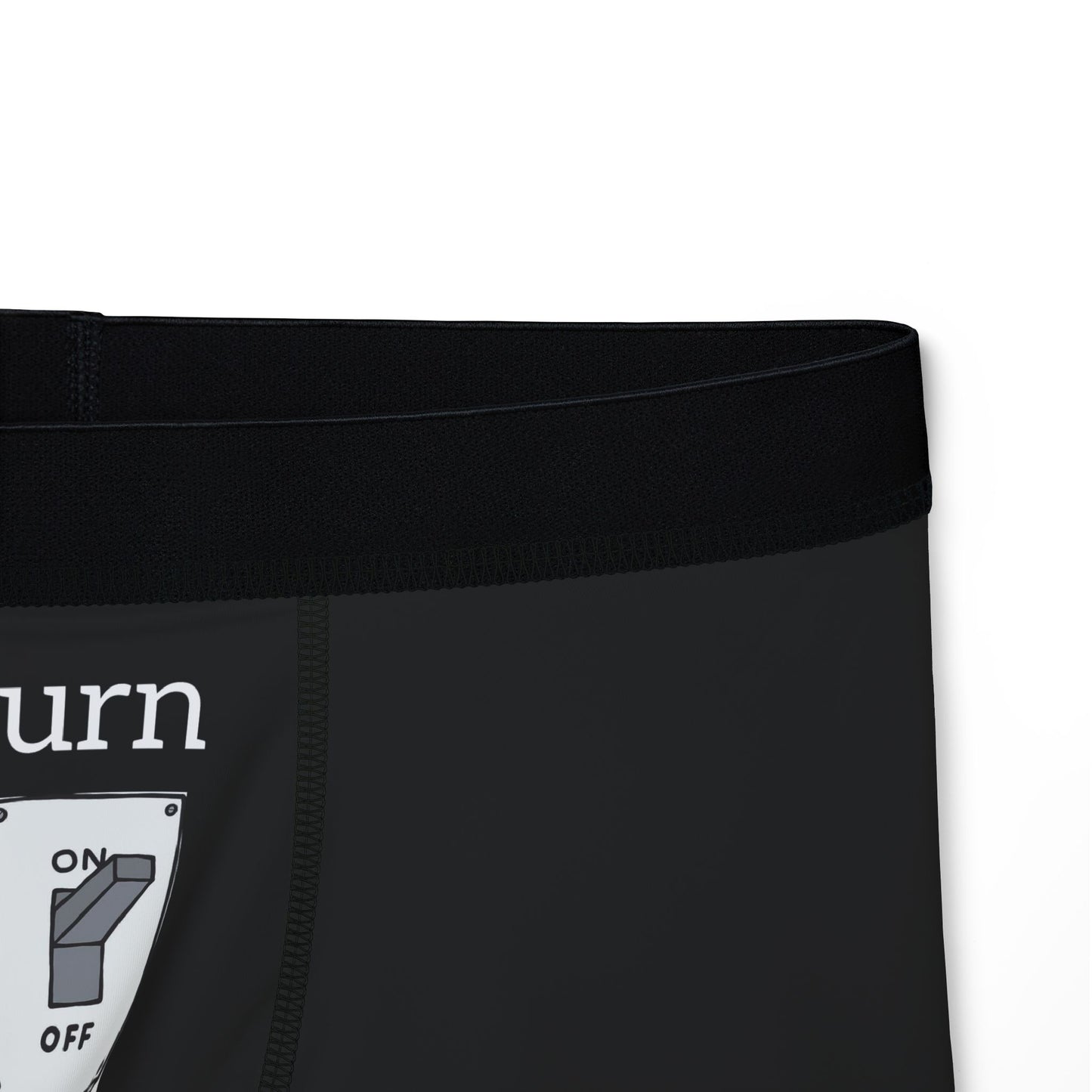 Men's Boxers - "Turn On/Off" Fun Design for Everyday Comfort