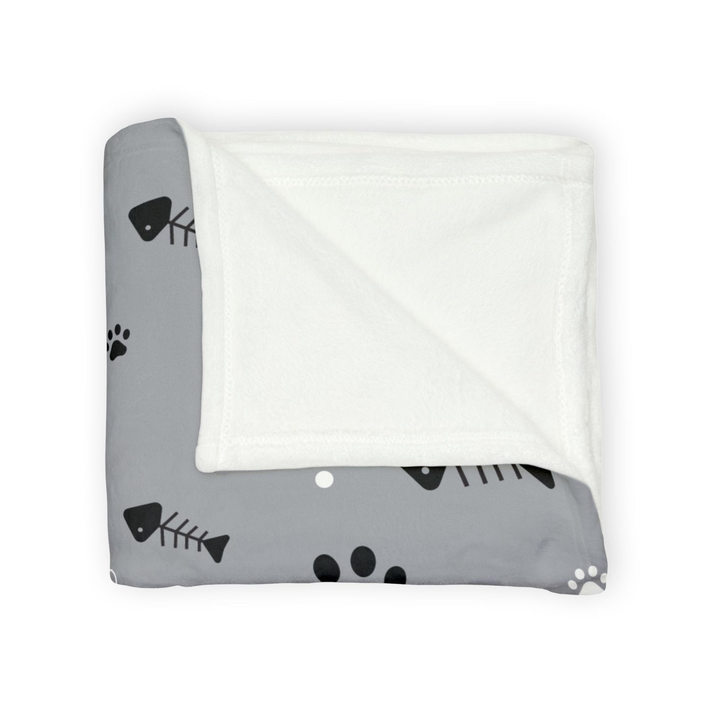 Cozy Cat Blanket - Cute Soft Polyester Throw for Animal Lovers