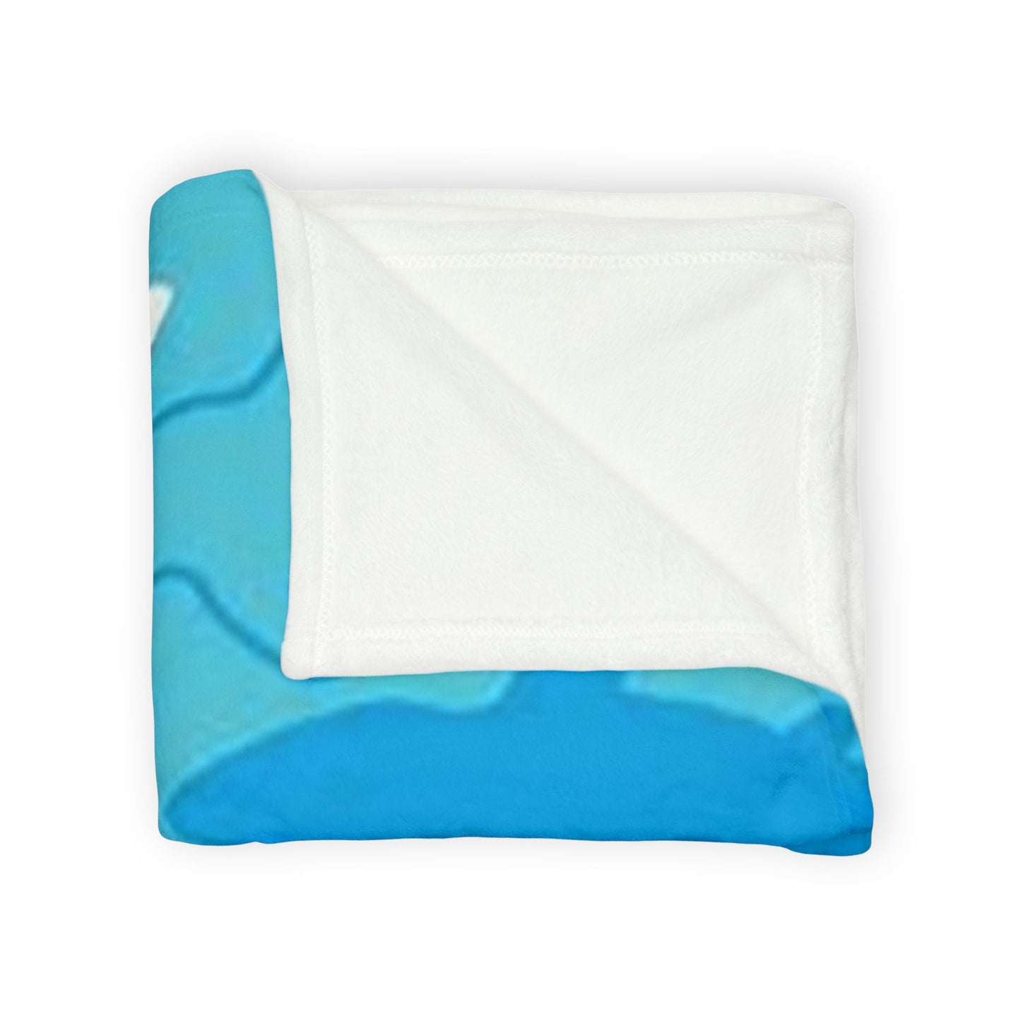 Ocean-Inspired Shark Pattern Soft Polyester Blanket