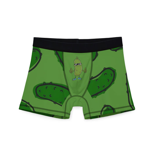 Funny Pickle Print Men's Boxers - Comfortable & Fun Loungewear