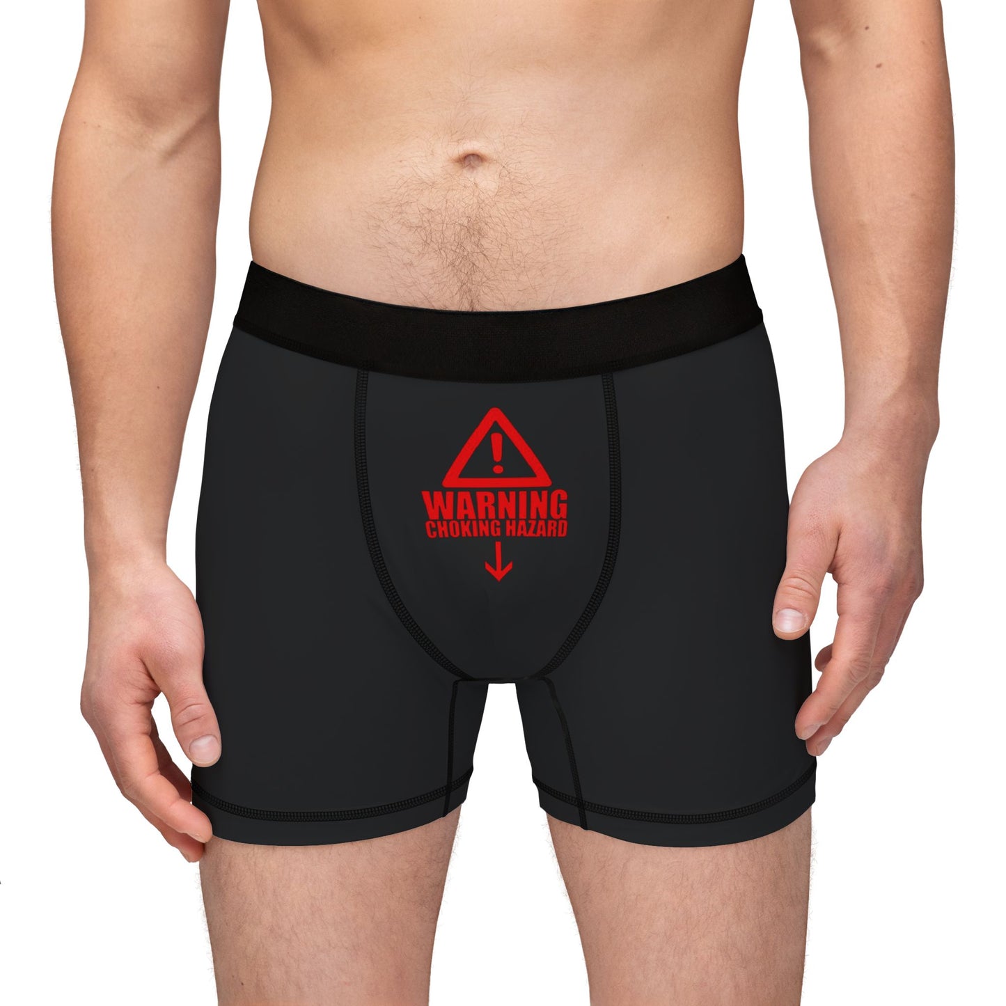 Men's Boxers - 'Warning: Change Ahead' Design, Comfortable & Stylish Underwear