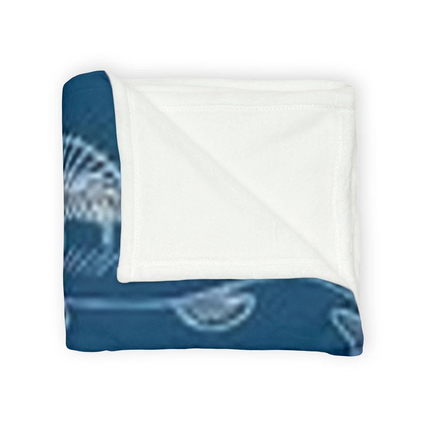 Fish Pattern Soft Polyester Blanket - Cozy Decor for Fishing Enthusiasts