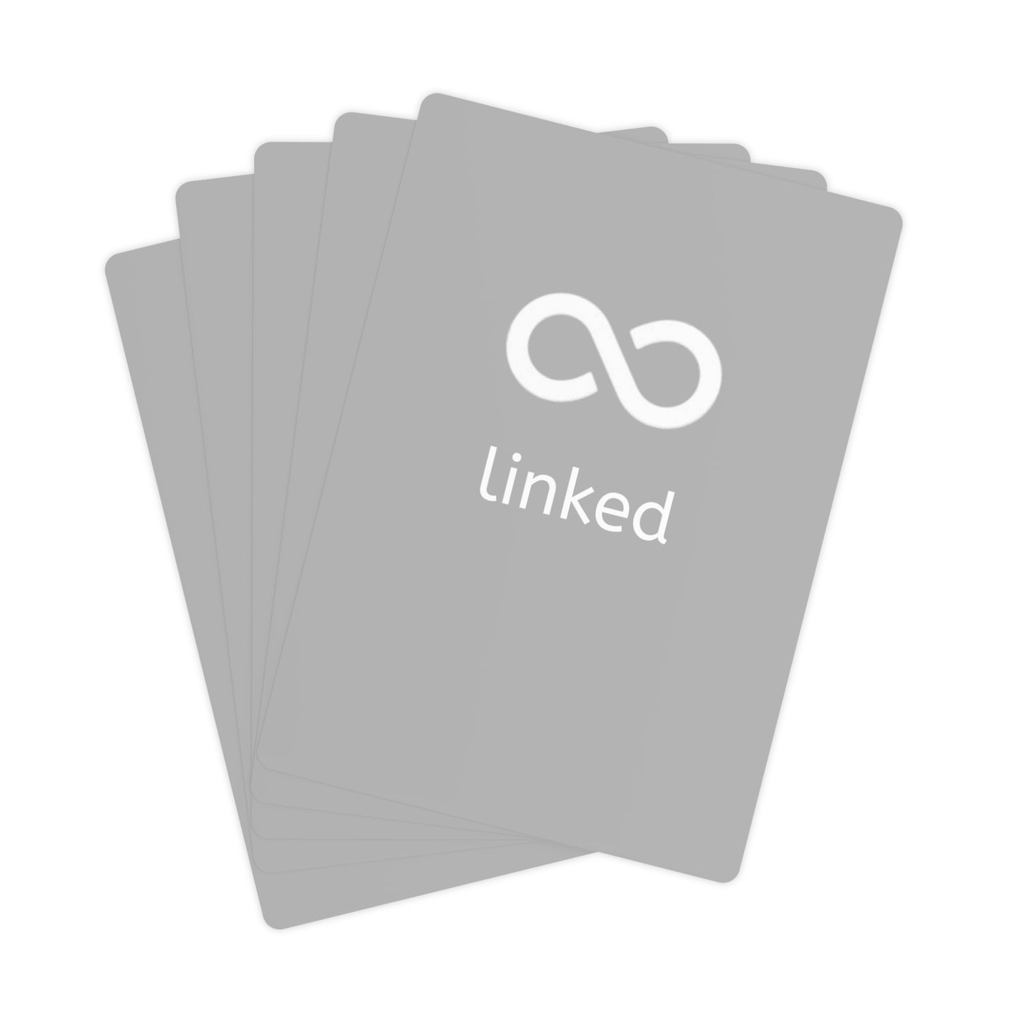 Custom Poker Cards - Linked Design with Ace of Spades - Perfect for Game Nights and Tournaments