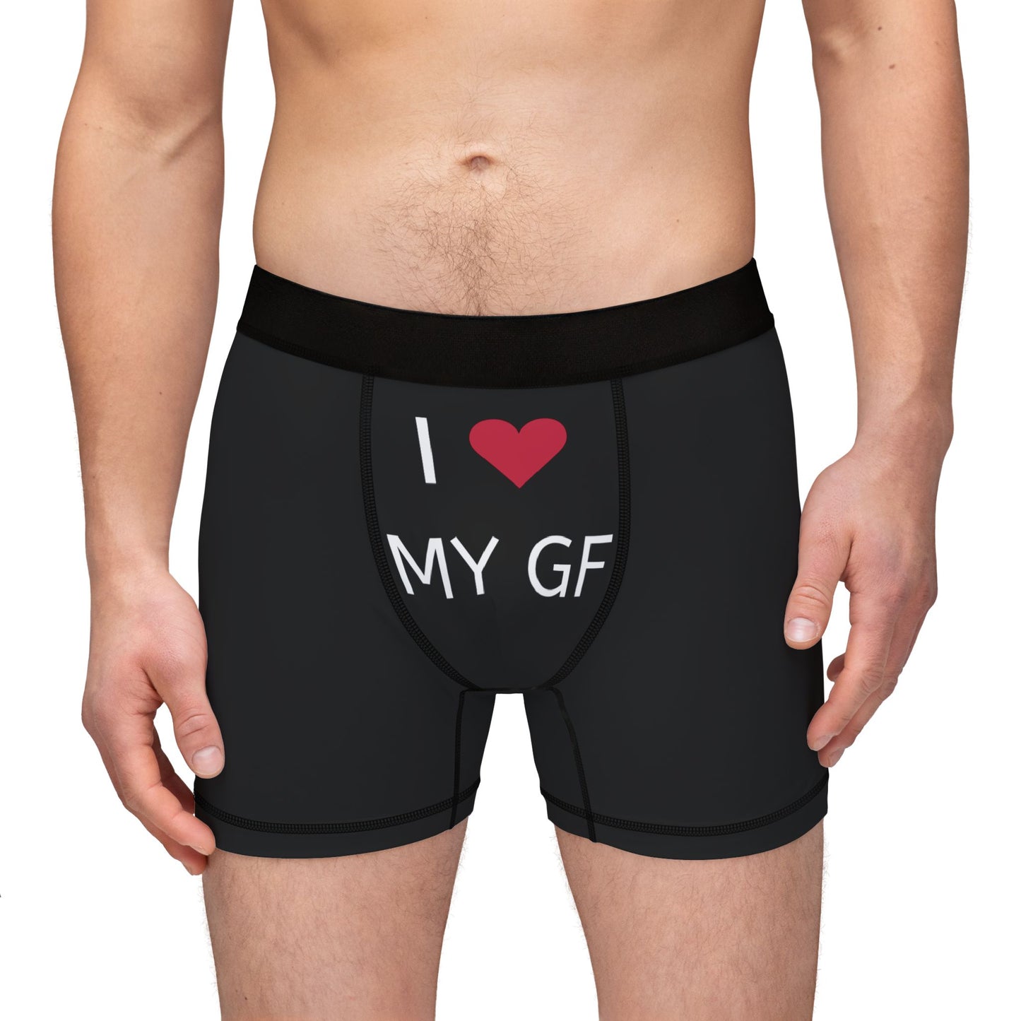 I ❤️ My GF Men's Boxers - Cute and Comfy Gift for Boyfriends