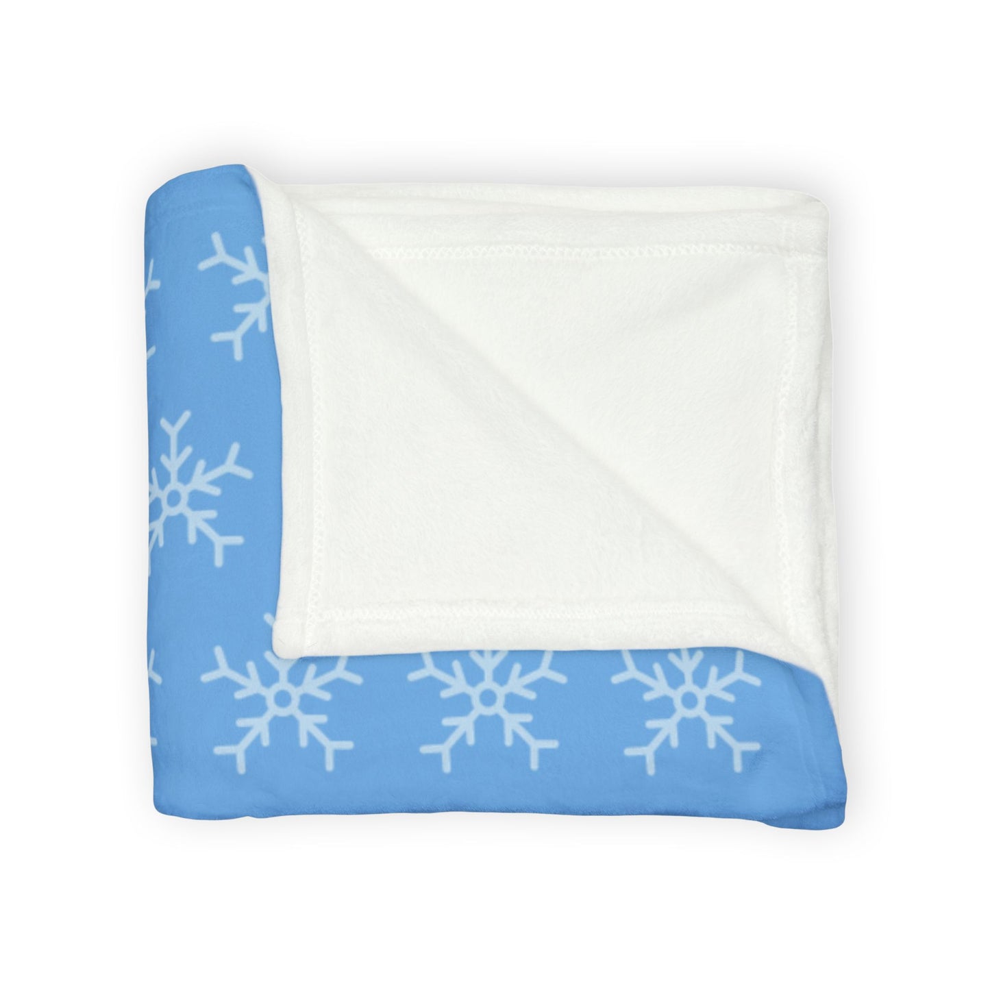 Let It Snow Soft Polyester Blanket - Cozy Winter Decor