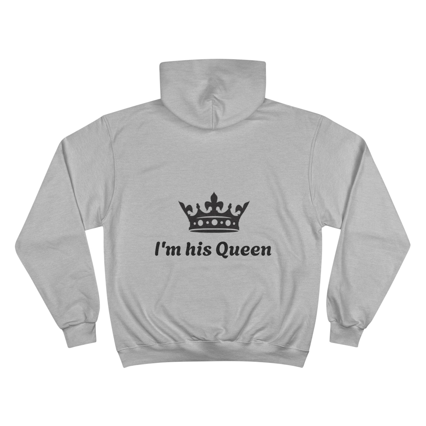 His Queen Champion Hoodie - Stylish Couples Apparel for Comfort and Love