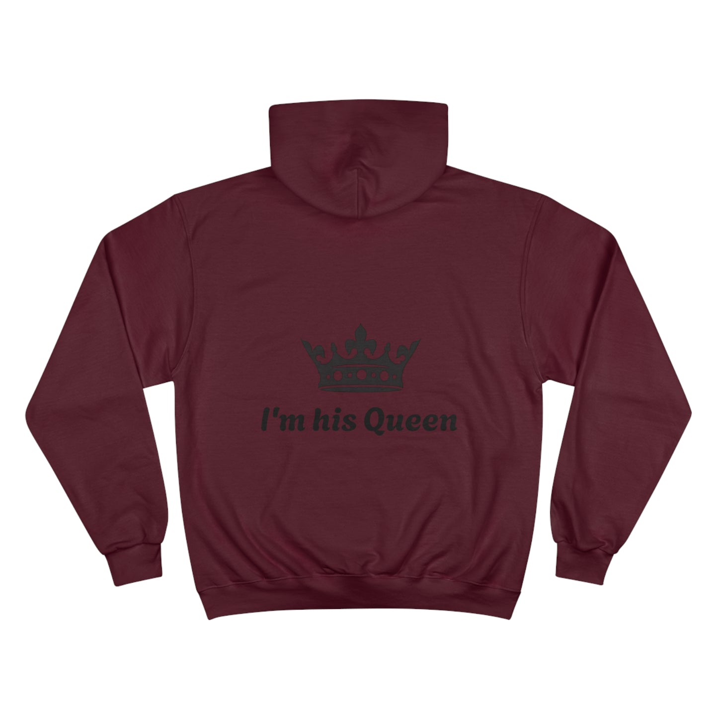 His Queen Champion Hoodie - Stylish Couples Apparel for Comfort and Love