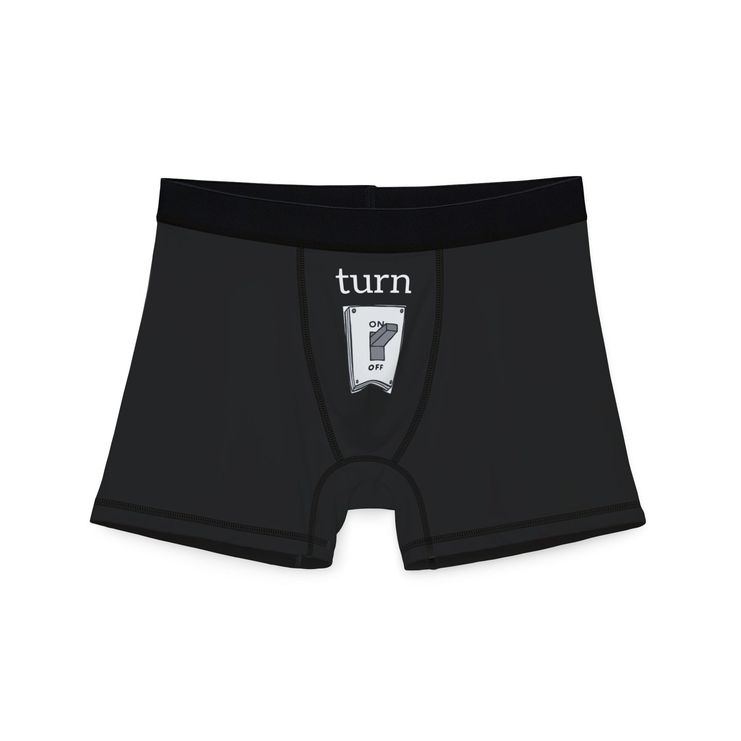 Men's Boxers - "Turn On/Off" Fun Design for Everyday Comfort